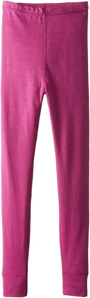 100% Merino Wool Kids Base Layer Midweight Bottoms - Warm Thermal Pants