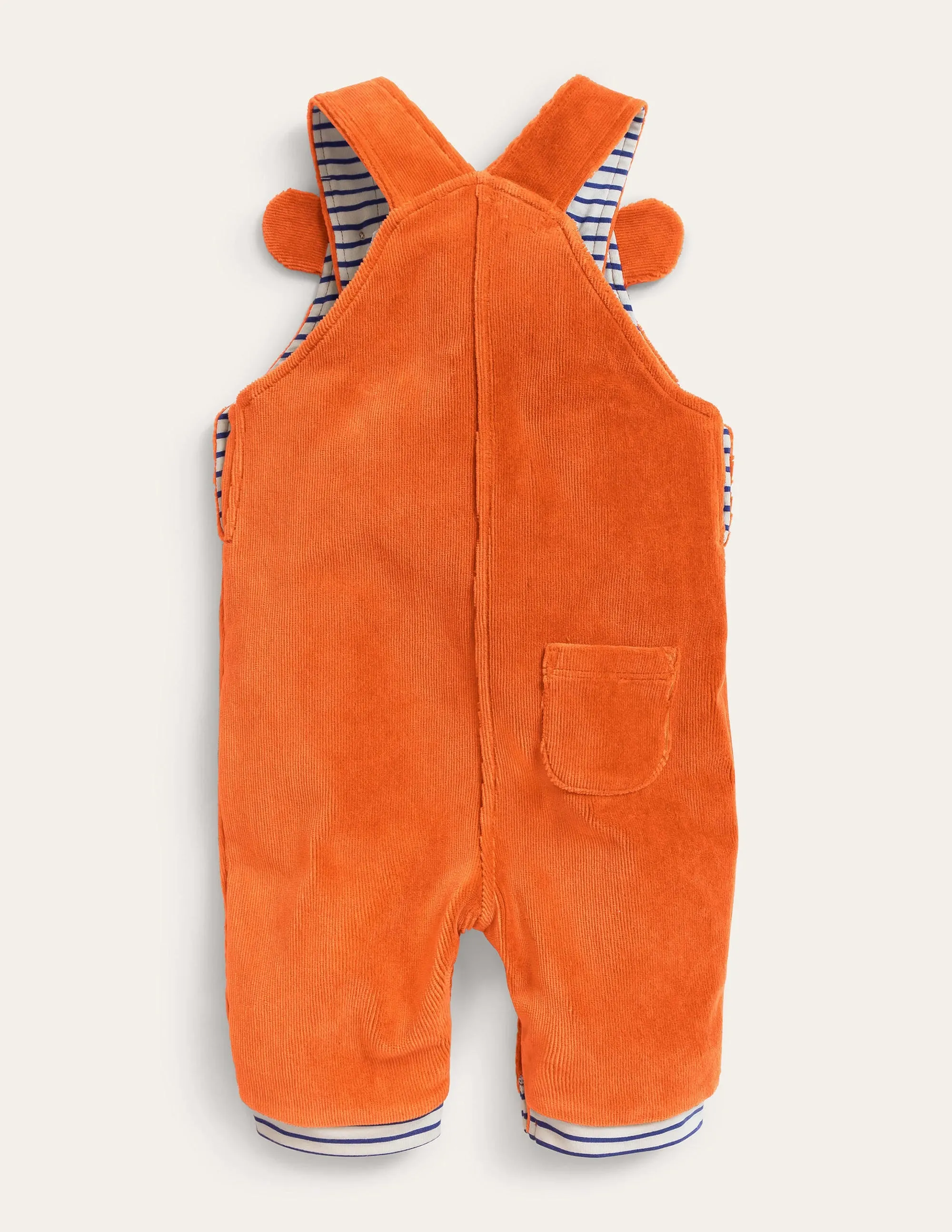 Appliqué Dungarees-Autumn Maple Tiger