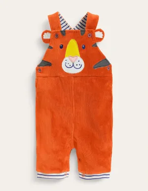 Appliqué Dungarees-Autumn Maple Tiger