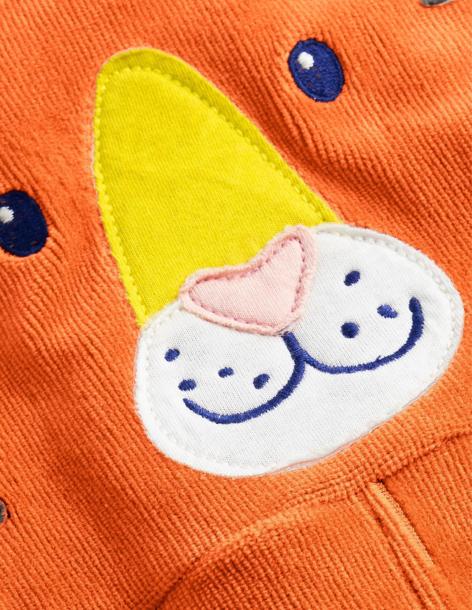 Appliqué Dungarees-Autumn Maple Tiger