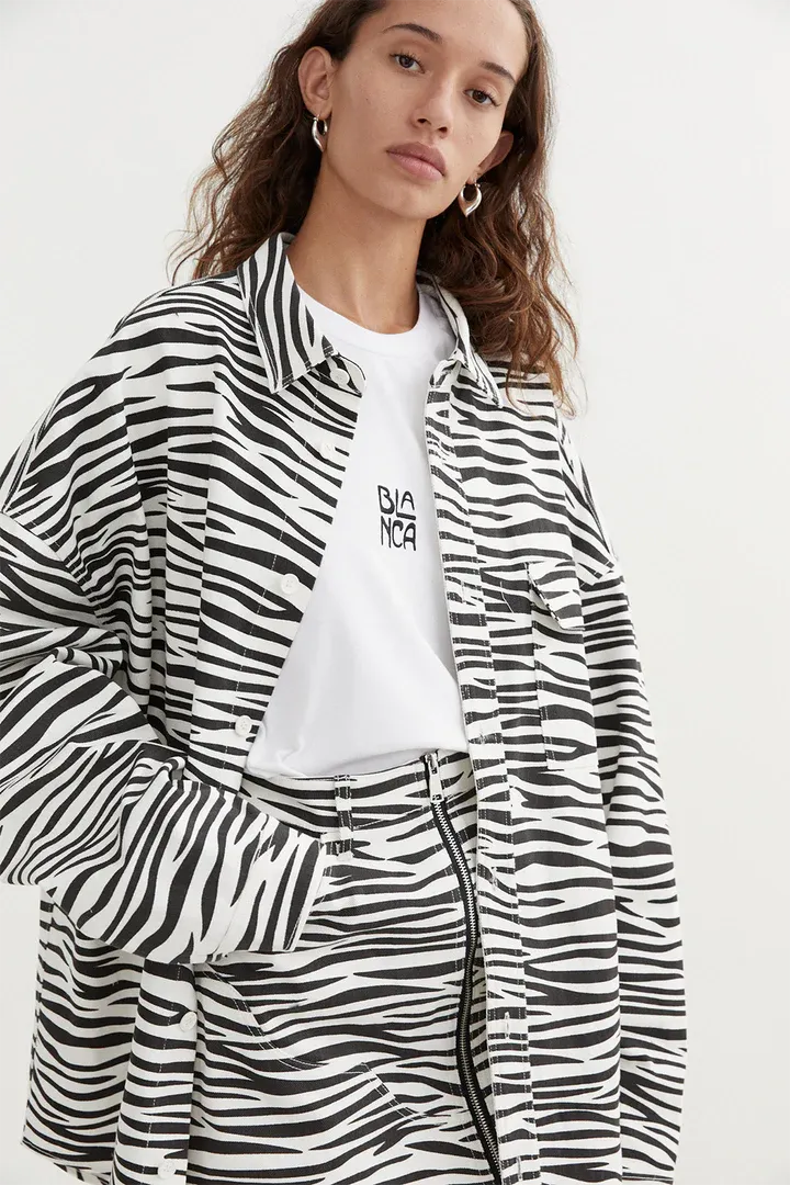 BLANCA Womens Quinn Jacket - Zebra