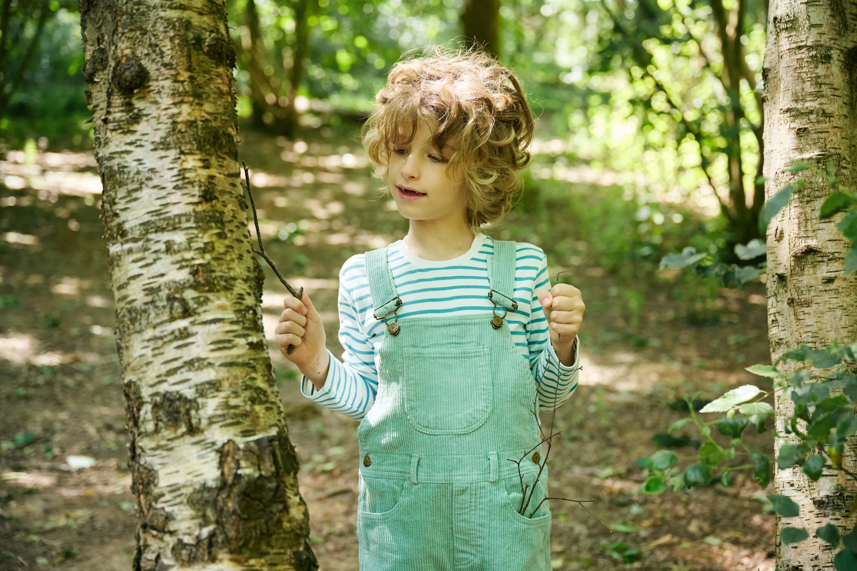 Chunky Cord Dungarees, Mint