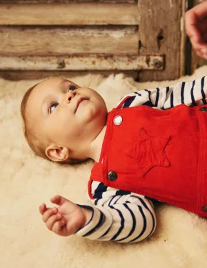 Classic Dungaree-Poppy Red