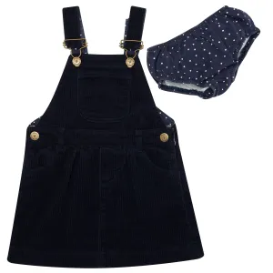 Corduroy Dress, Navy
