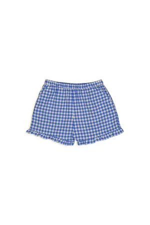 Dina Short in Gingham Blue