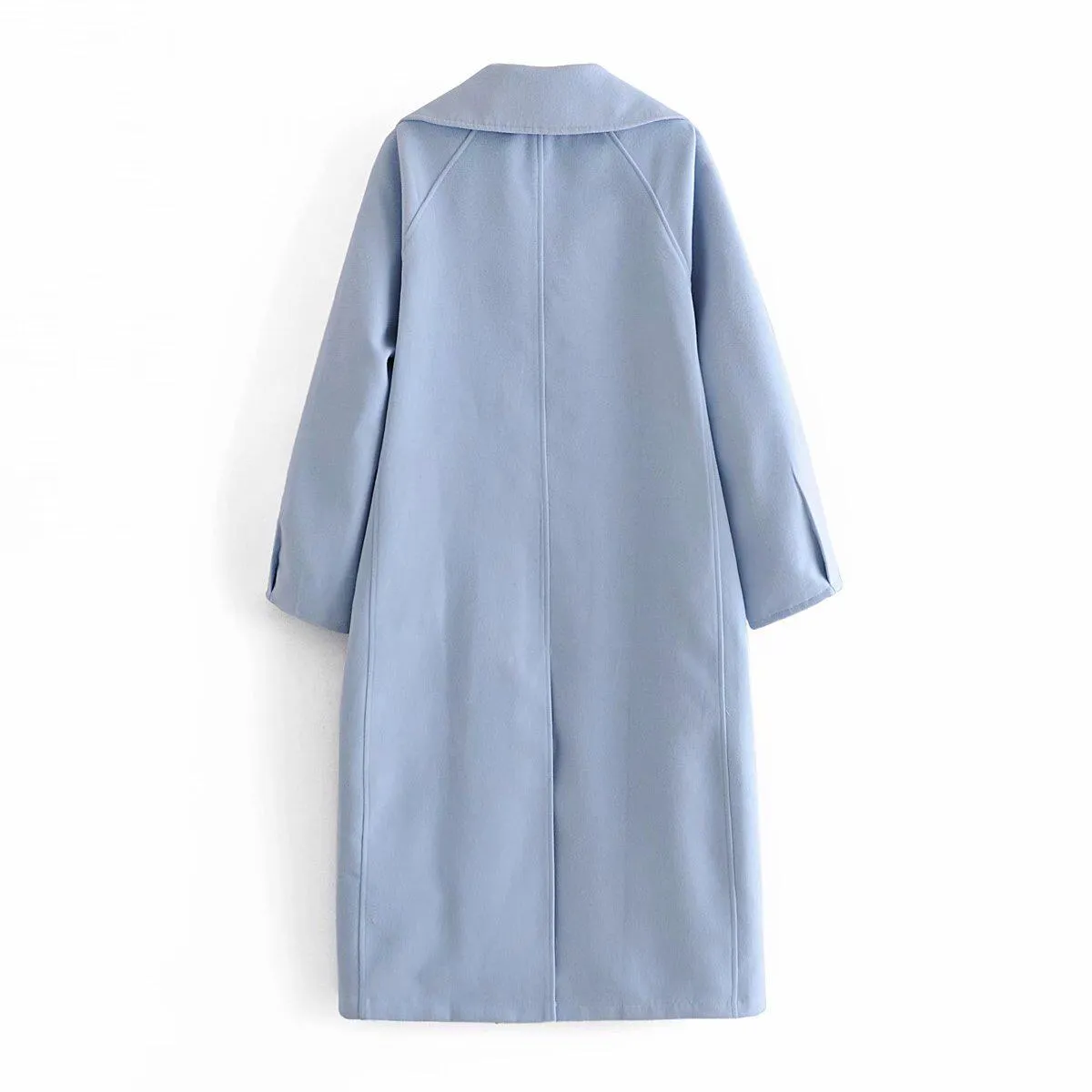 DOUBLE BREASTED WOOLEN COAT