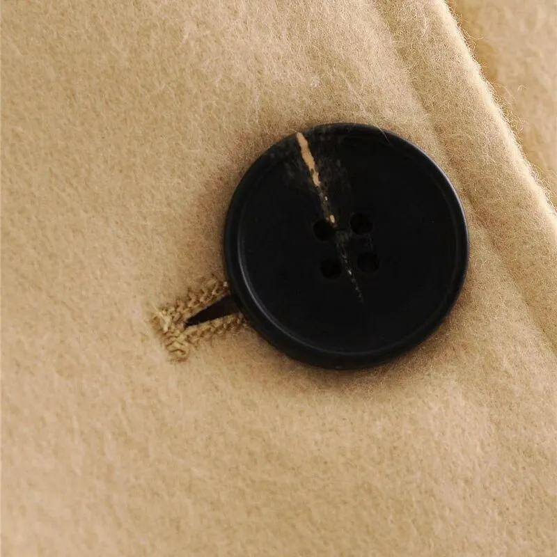 DOUBLE BREASTED WOOLEN OVERCOAT