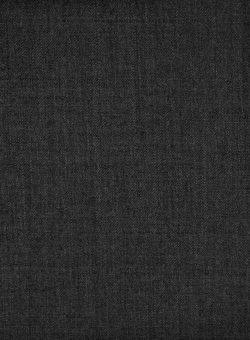 Hardy Minnis Dark Gray Twill Wool Jacket