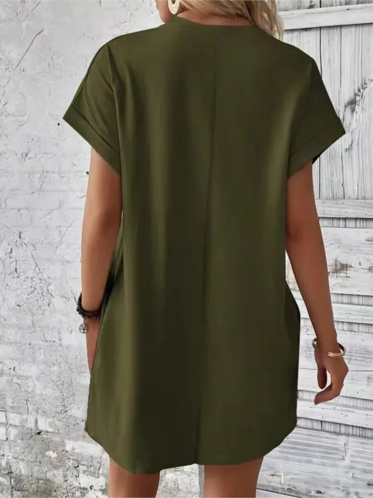 Isla  Oversized Shirt Dress