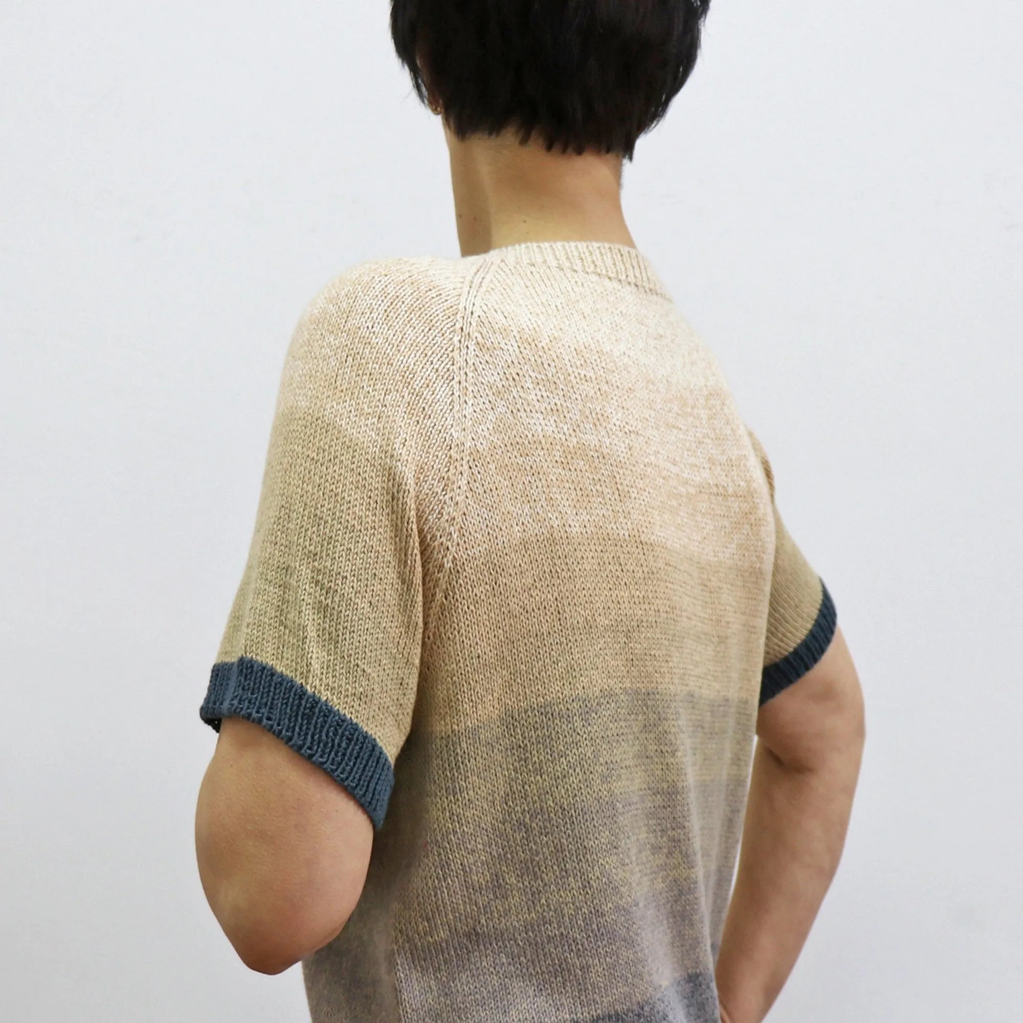 Knitting Top pattern, US standard terms, Skill level beginner