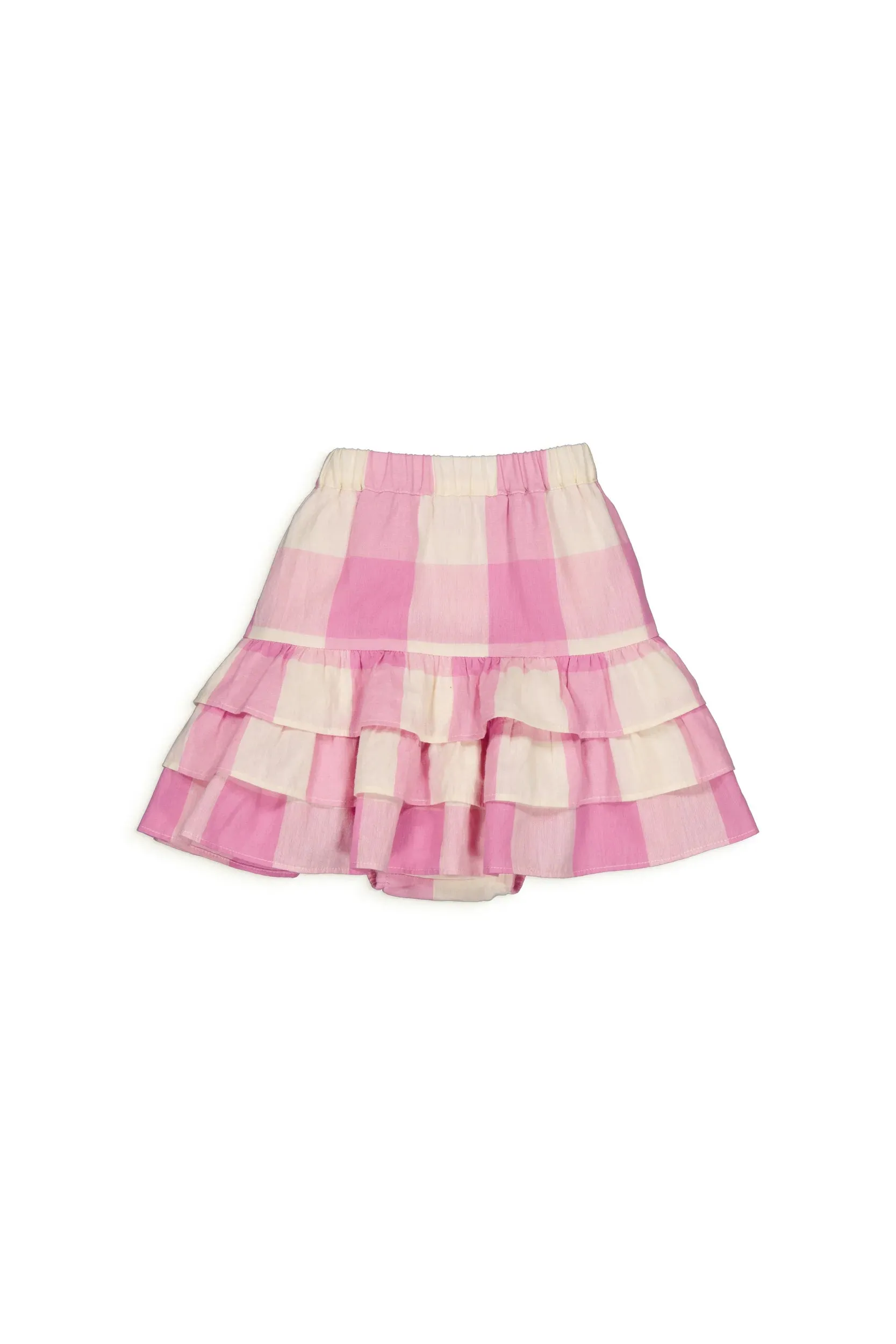 Lea Skirt in Check Lila