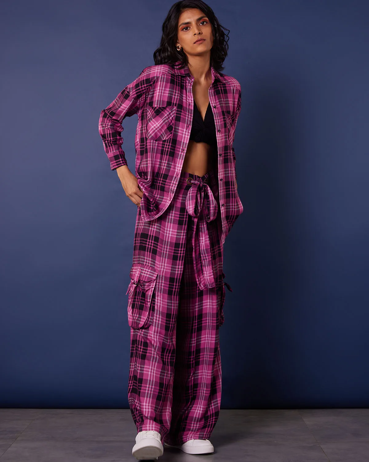 Lolita Checked Cargo Pants