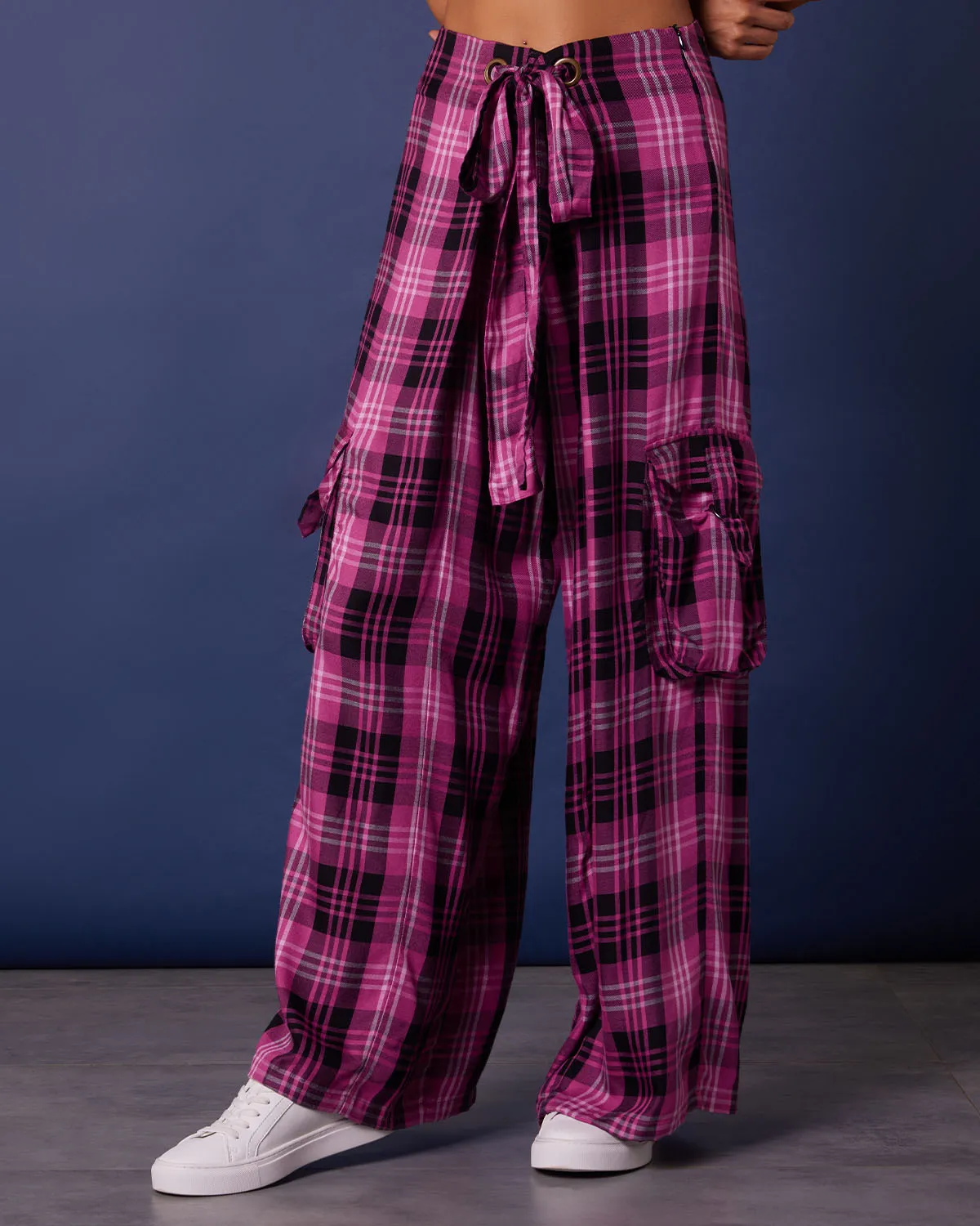 Lolita Checked Cargo Pants