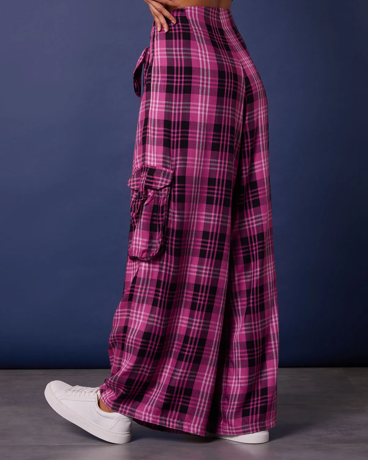 Lolita Checked Cargo Pants