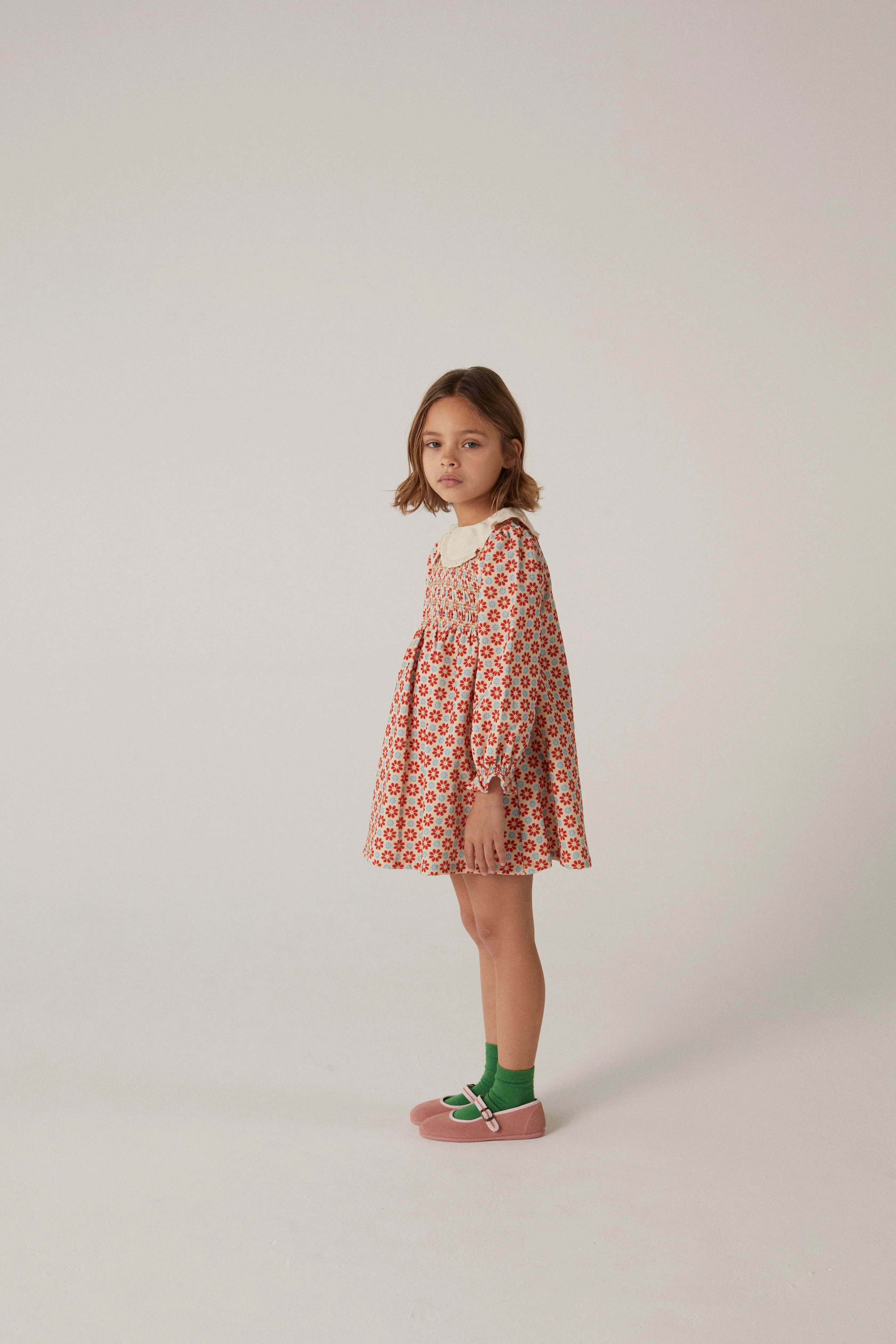 Malice Dress in Sienna Ecru