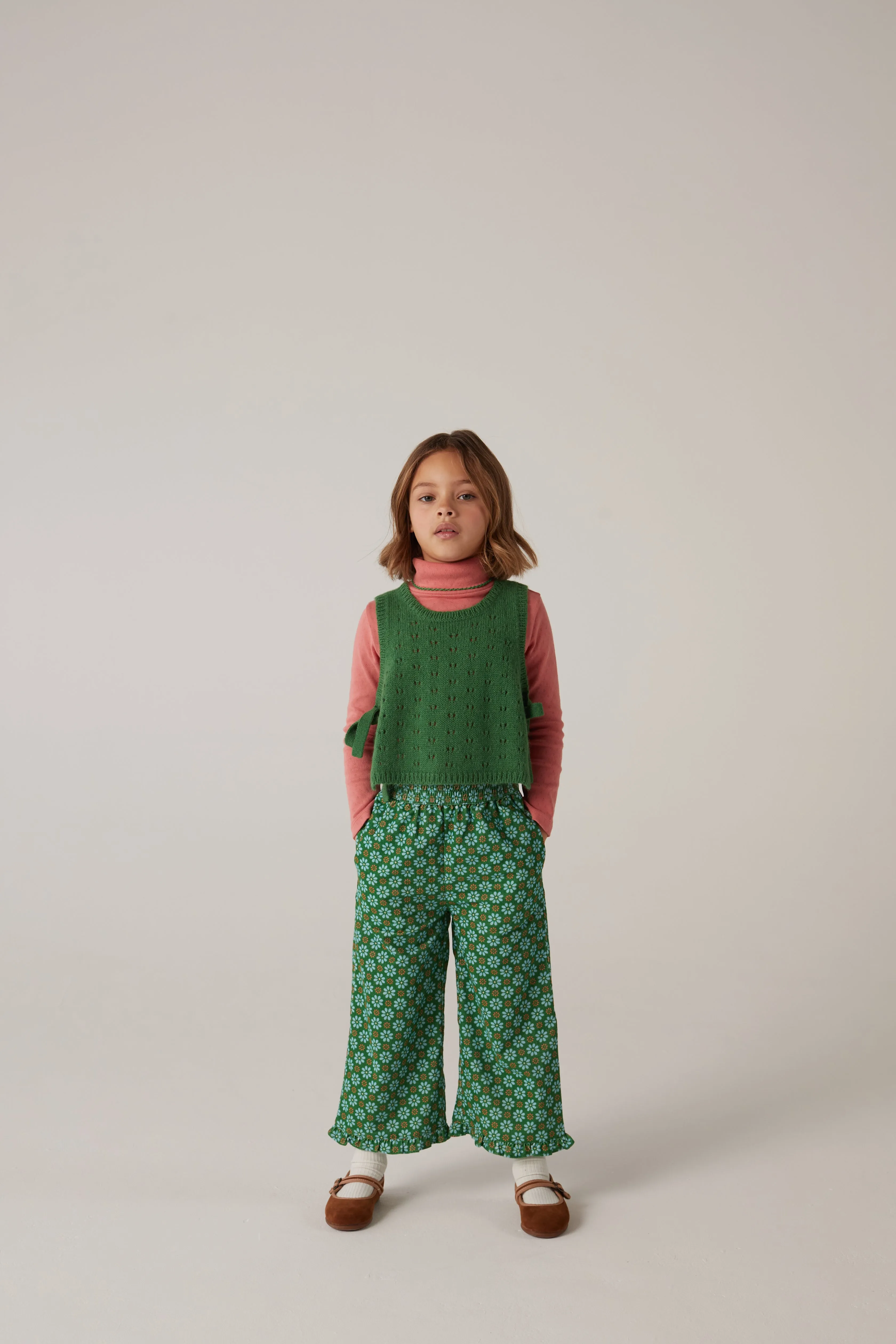 Malika Pants in Sienna Green