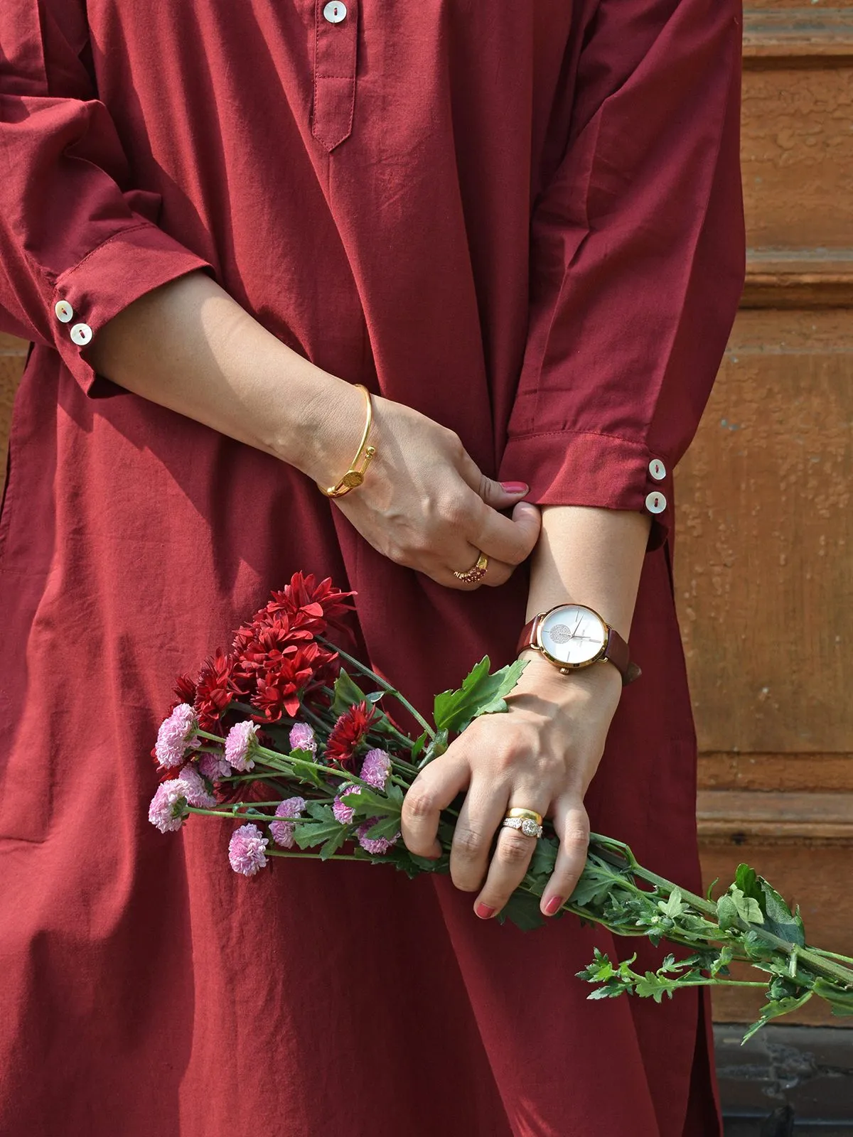 Maroon Antifit Co-ord Set