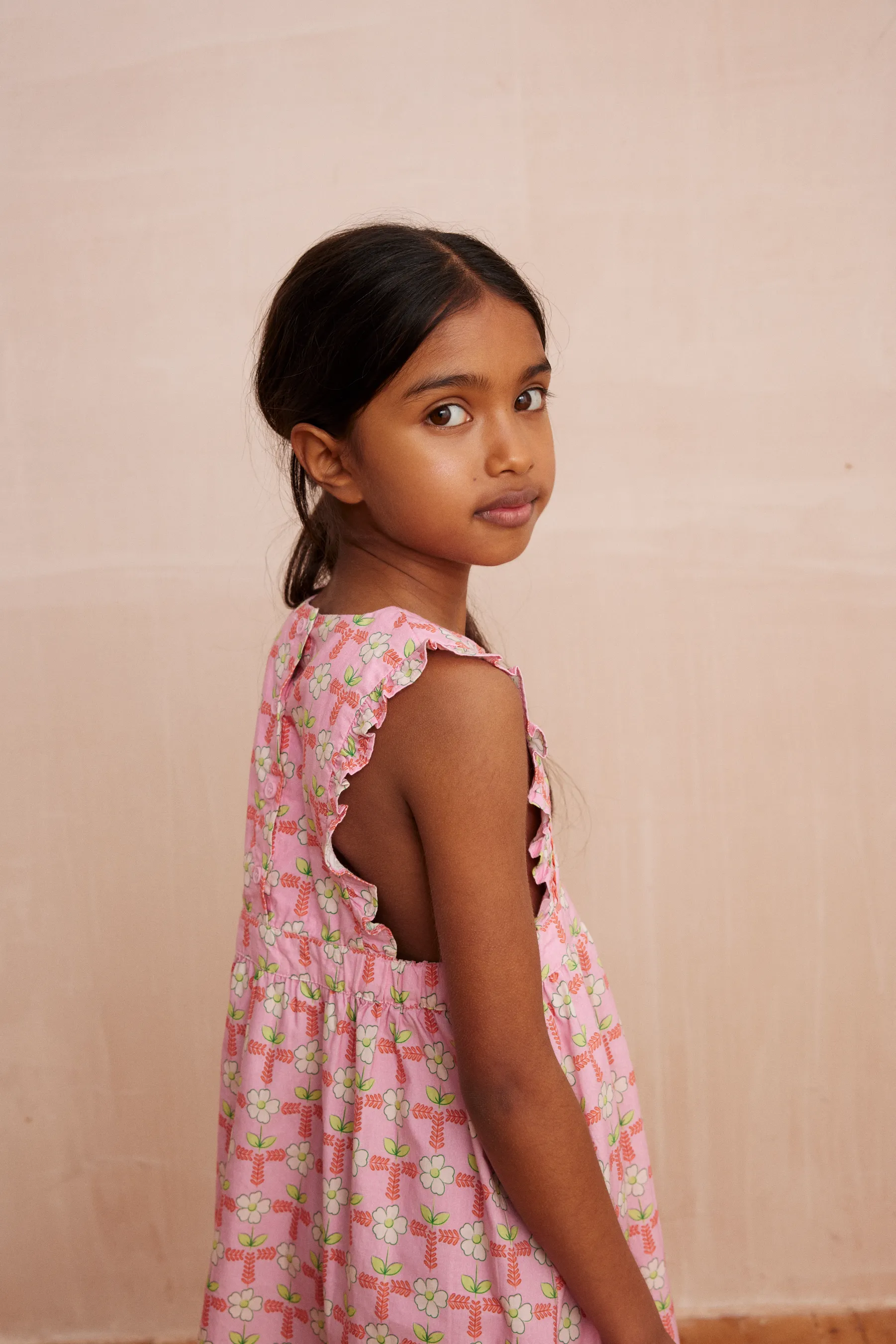 Minouche Dress in Lovely Rose