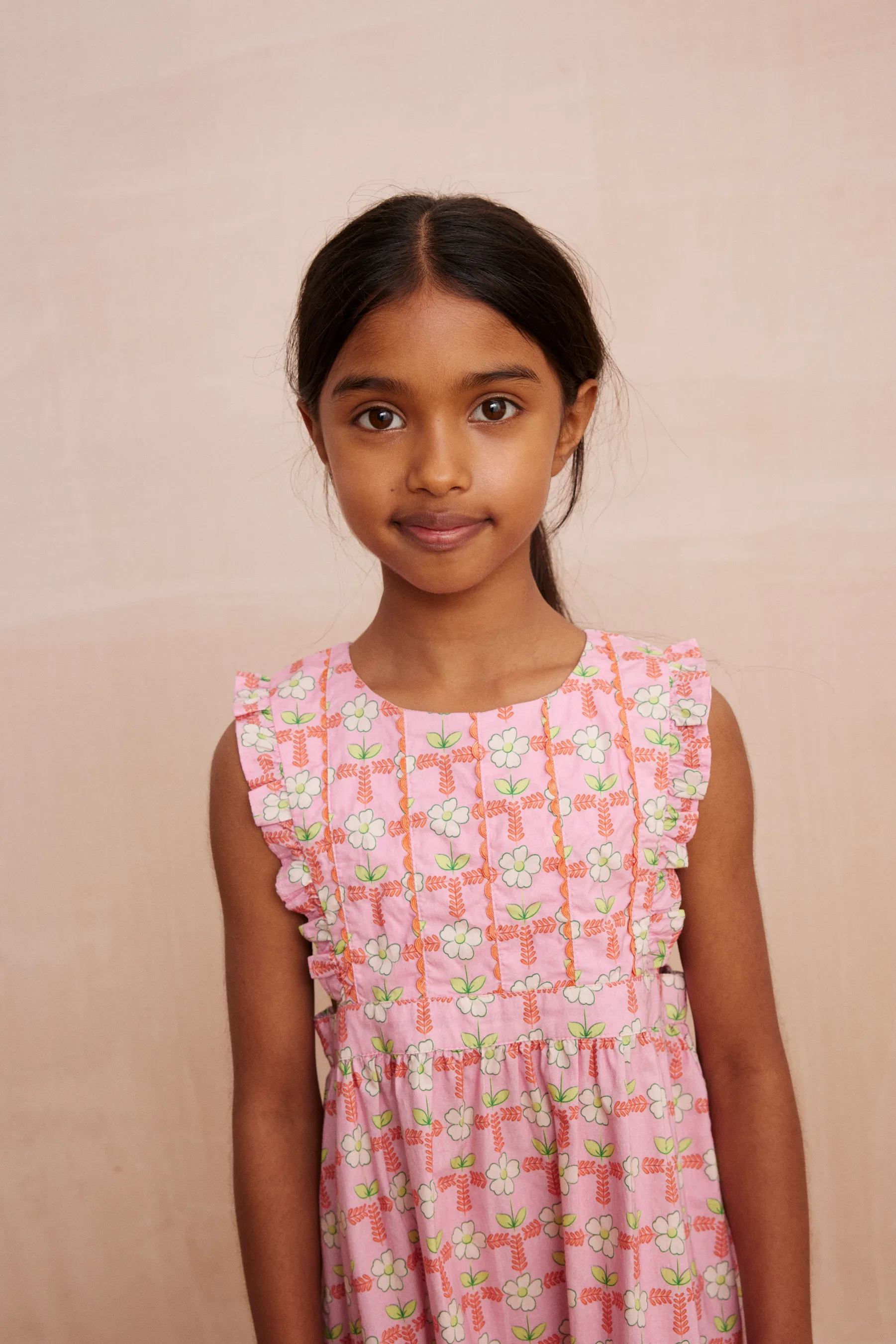 Minouche Dress in Lovely Rose