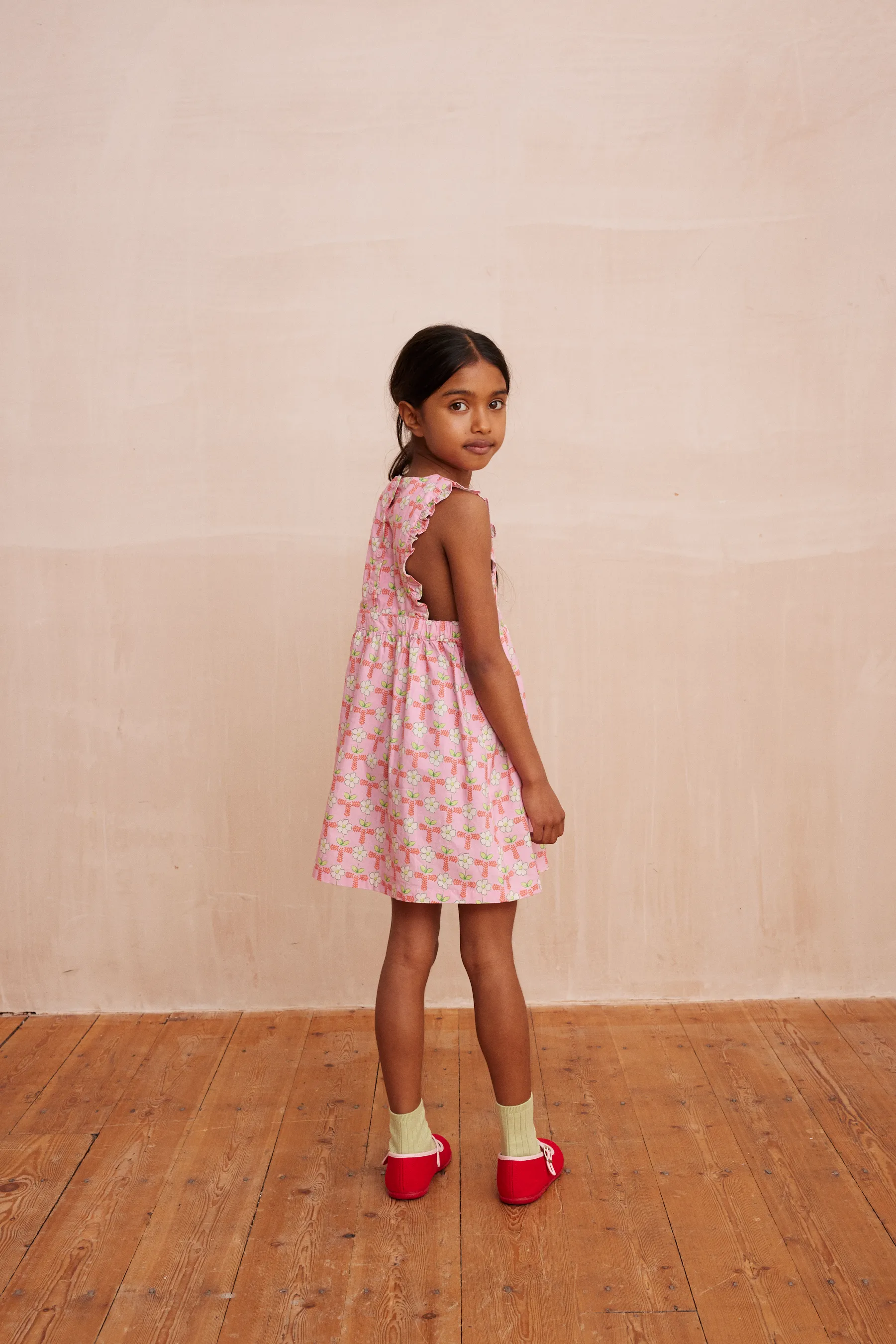 Minouche Dress in Lovely Rose