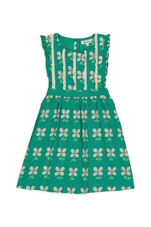 Minouche Dress in Olli Green