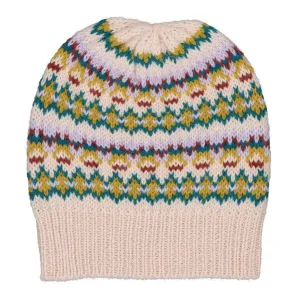 Pims Hat in Fair Isle Ecru