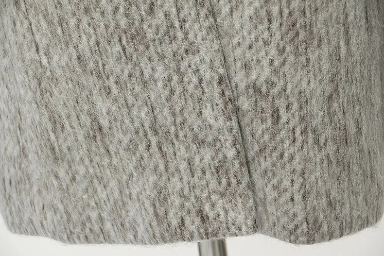 Pre Order:  Patch Pockets Woolen Jacket