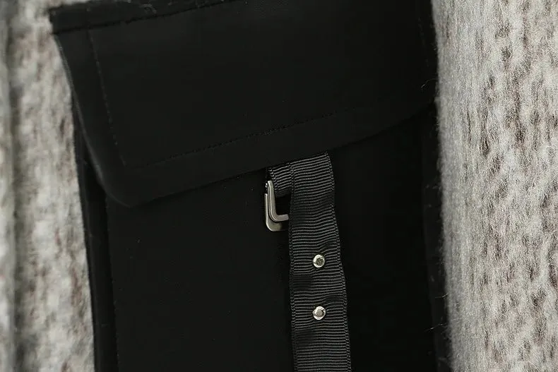 Pre Order:  Patch Pockets Woolen Jacket