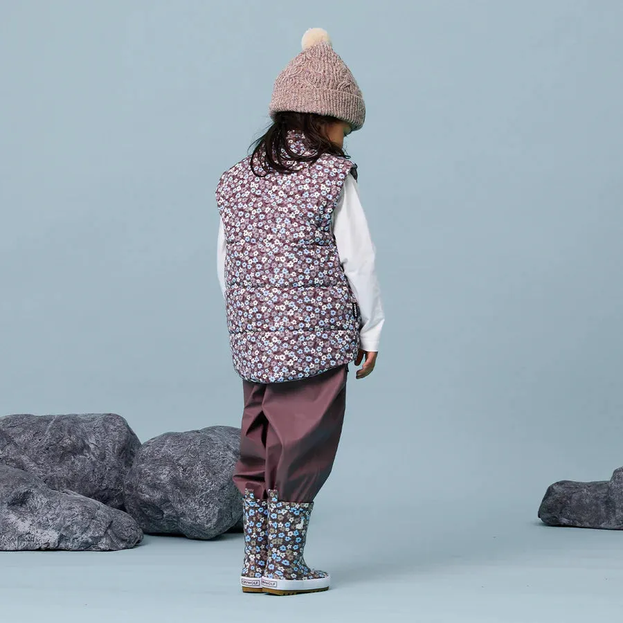 Reversible vest - Flower fields
