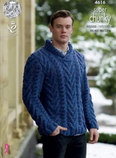 Sweaters in King Cole Super Chunky Twist - Big Value (4616)