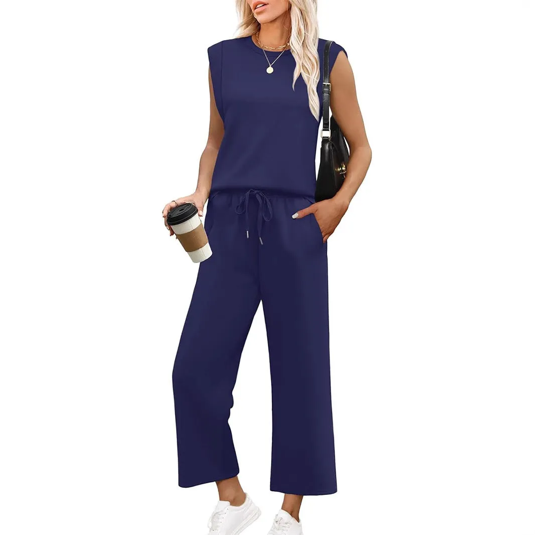 This Week's Special Sale 50% OFFWomen's Sleeveless Top & Wide-Leg Pants 2-Piece Set
